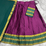 South Style Kanjivaram Silk Lehenga