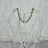 White Mul Chnaderi Anarkali Gown