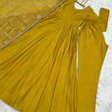 Premium Roman Silk Anarkali Gown