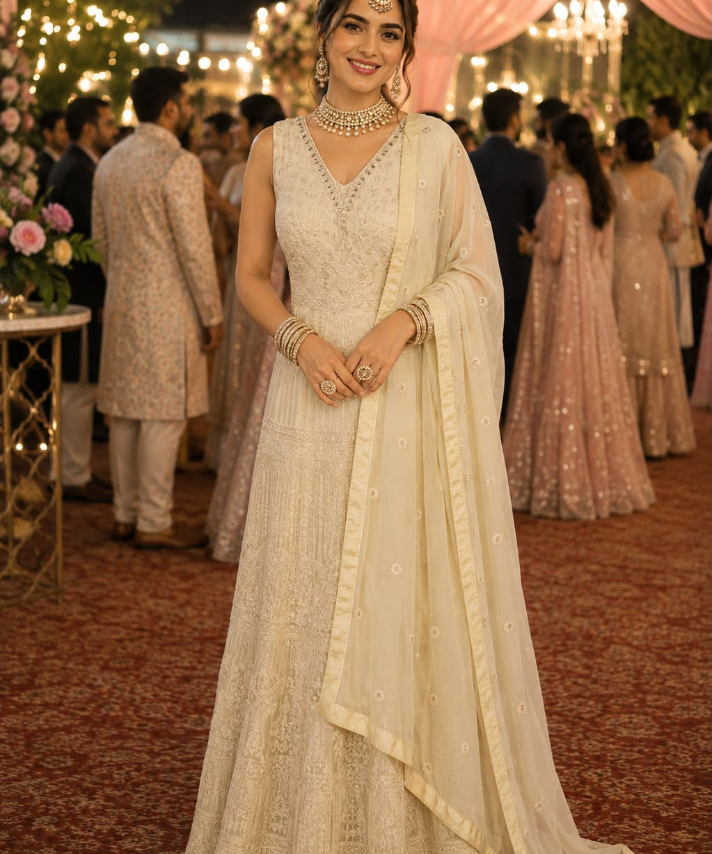 Mariyam Embroidered Anarkali Gown