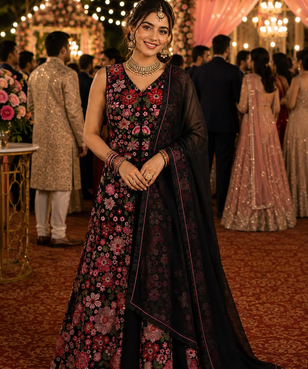Mariyam Embroidered Anarkali Gown