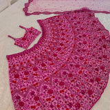 Pretty Pink Embroidered Lehenga
