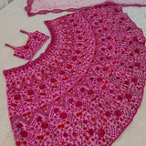 Pretty Pink Embroidered Lehenga