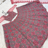 Perfect Pastel Embroidered Lehenga