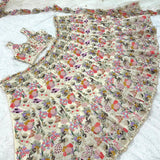 Elegance White Embroidered Lehenga