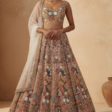 Sparkle White Embroidered Lehenga