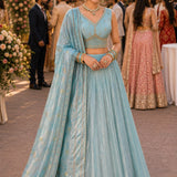 Shehnaz Premium Tissue Lehenga