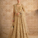 Alizeh Golden Wedding Embroidered Lehenga