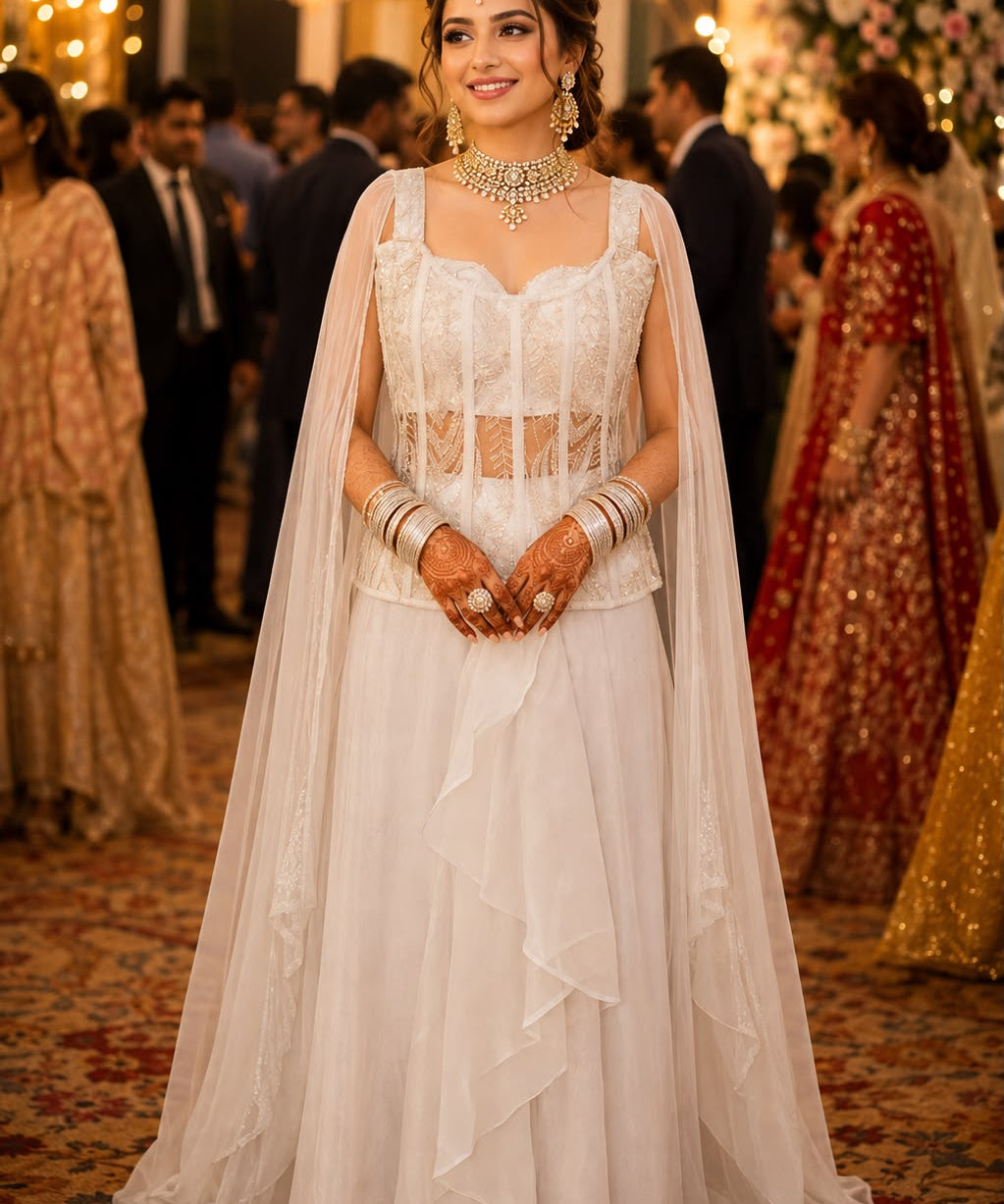 Neeru Elegance Embroidered Lehenga