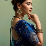 Soiree Silky Velvet Satin Saree