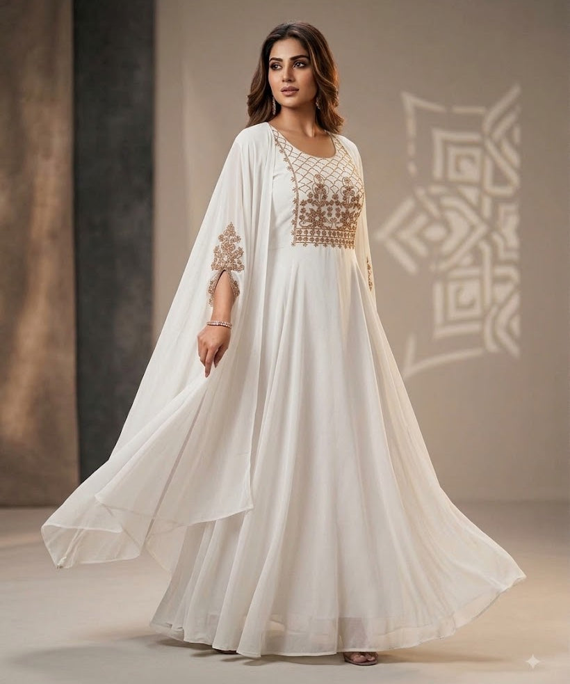 Designer Georgette Anarkali Gown