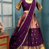 Elevate Kanjivaram Silk Lehenga