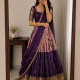 Elevate Kanjivaram Silk Lehenga