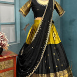 Elevate Kanjivaram Silk Lehenga
