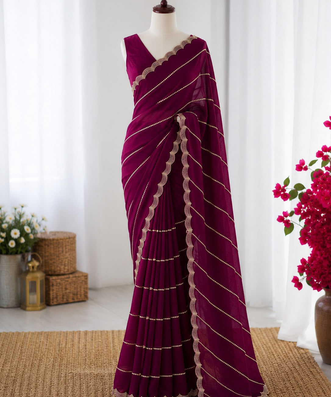 Excluisve Space Silk Saree