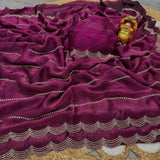 Excluisve Space Silk Saree