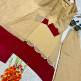 Stunning Chandri Round Cut Kurti