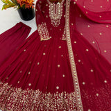 Designer Embroidered Anarkali Gown