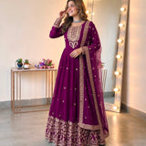 Designer Embroidered Anarkali Gown