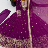 Designer Embroidered Anarkali Gown