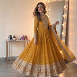 Designer Embroidered Anarkali Gown