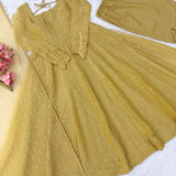 Elegant Salsa Silk Anarkali Gown