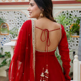 Elegant Georgette Anarkali Gown