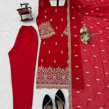 Classic Panjabi Style Embroidered Suit