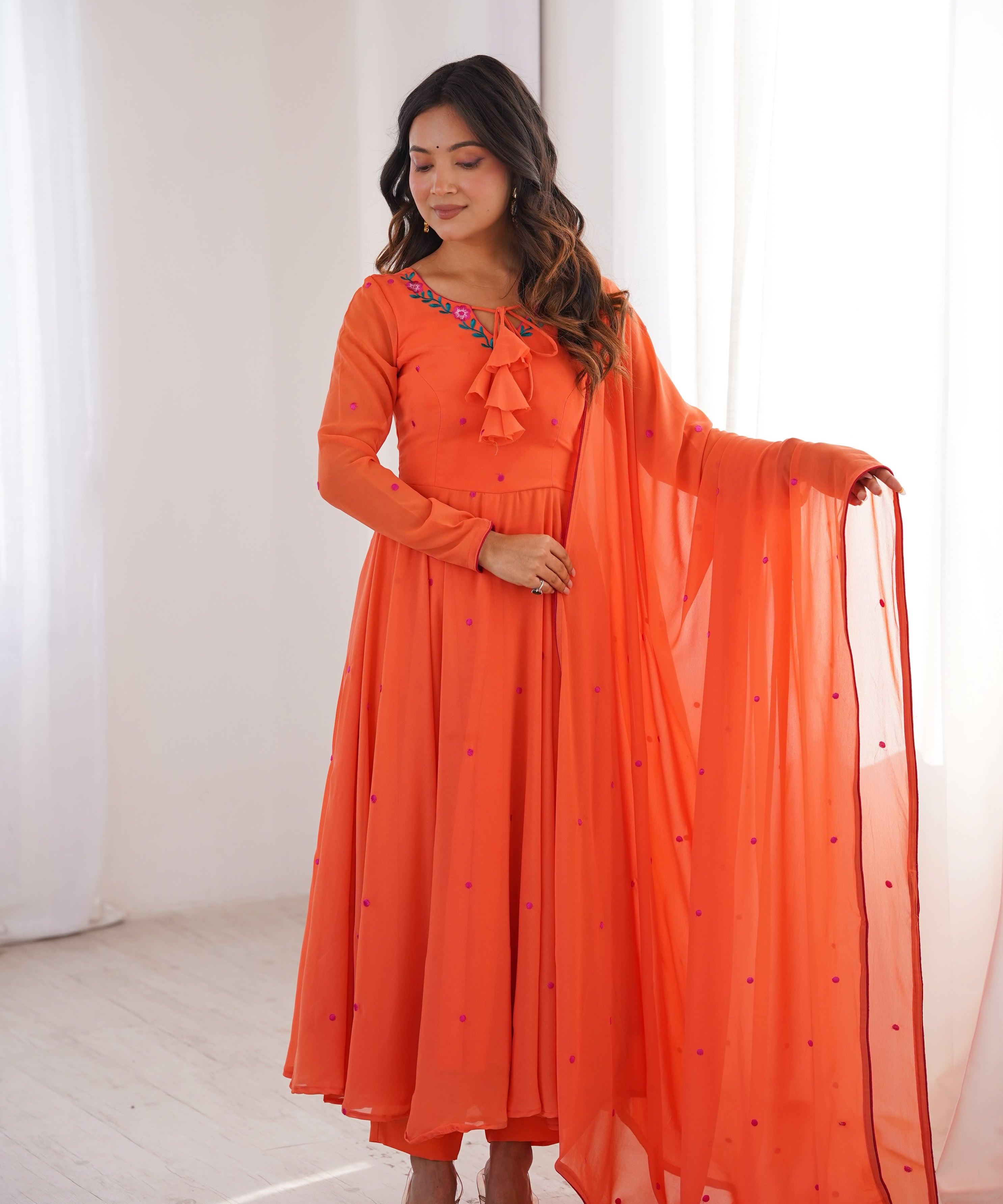 Exclusive Georgette Anarkali Suit