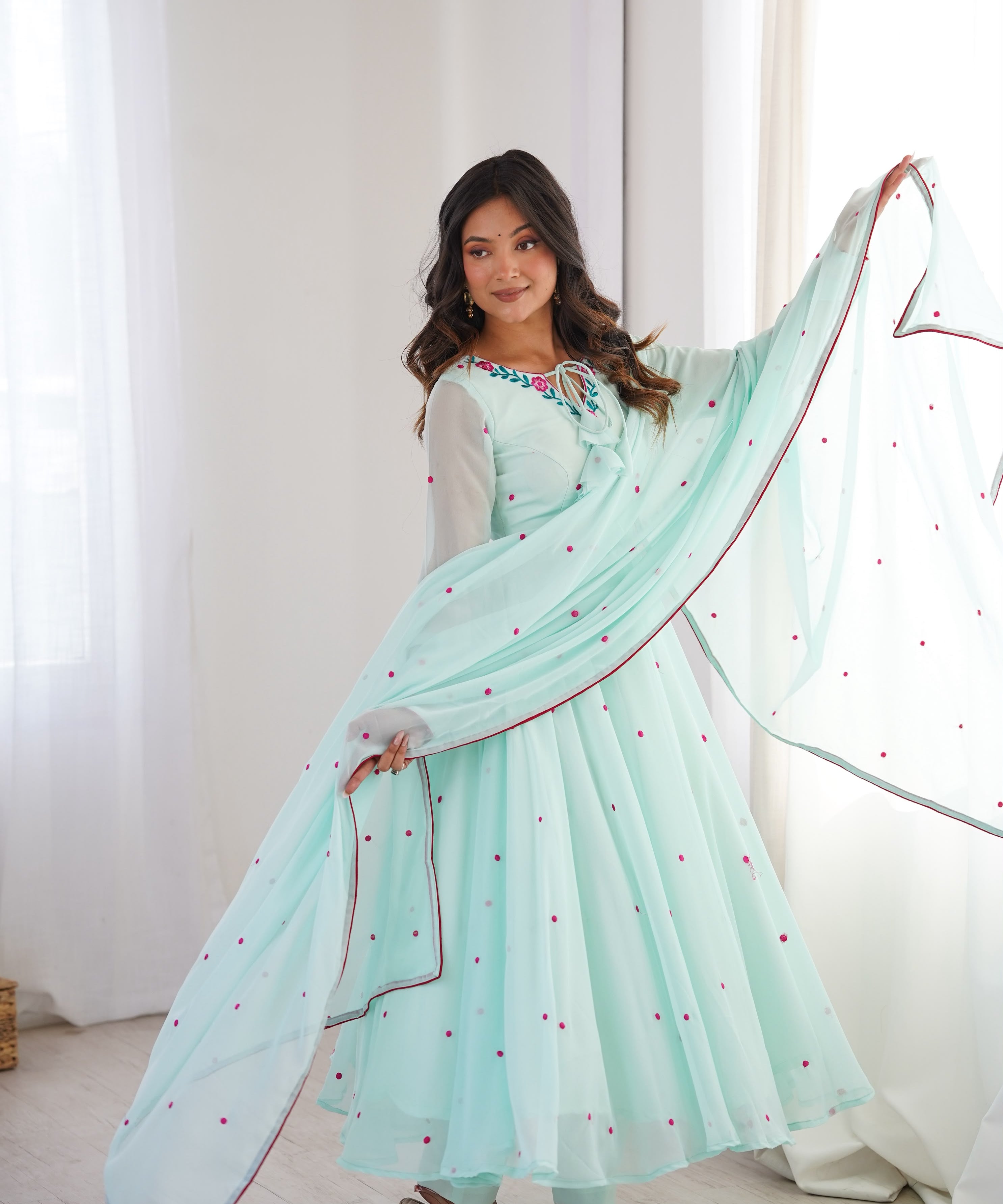 Exclusive Georgette Anarkali Suit