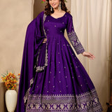 Premium Jiyanshi Art Silk Gown