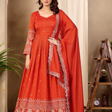 Premium Jiyanshi Art Silk Gown