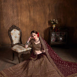 Wardrobe Gold Embroidered Lehenga