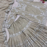 Elegnat German Chinon Silk Top Sharara