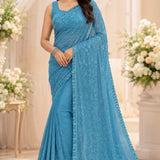 Blockbuster Sequence Embroidered Saree