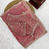 Crafted Fendy Silk Embroidered Saree