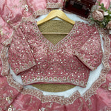 Crafted Fendy Silk Embroidered Saree