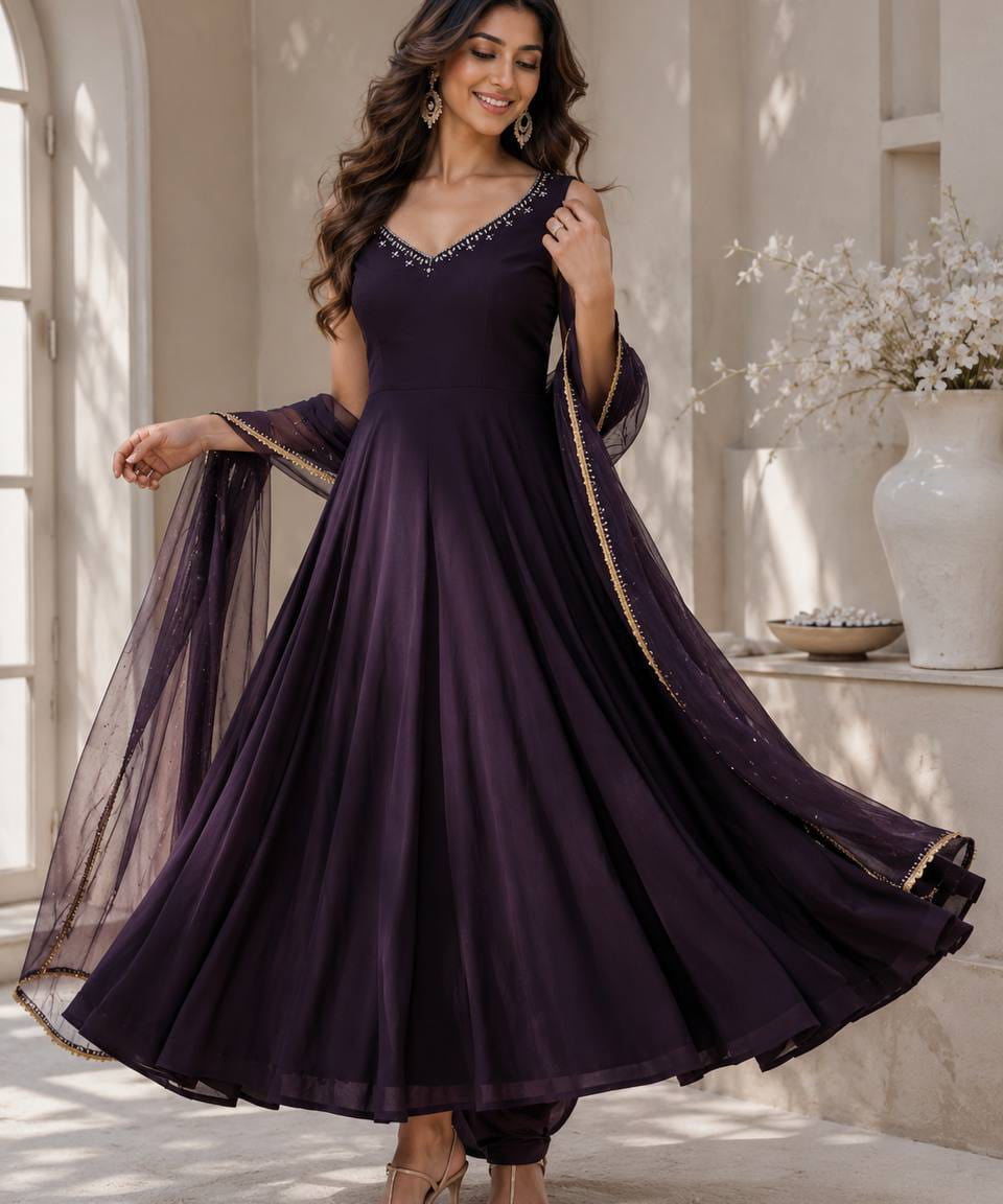 Beautiful Georgette Anarkali Gown