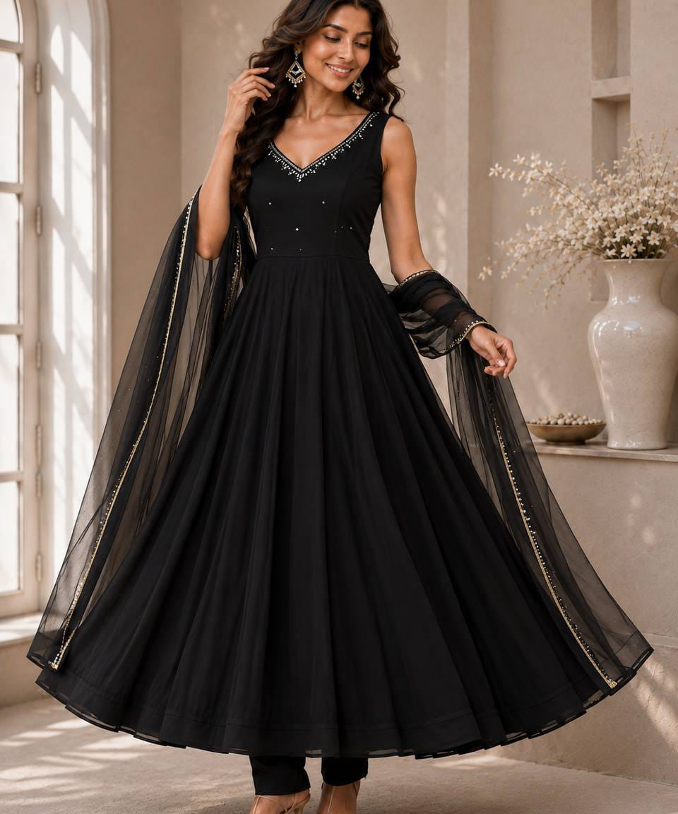 Beautiful Georgette Anarkali Gown