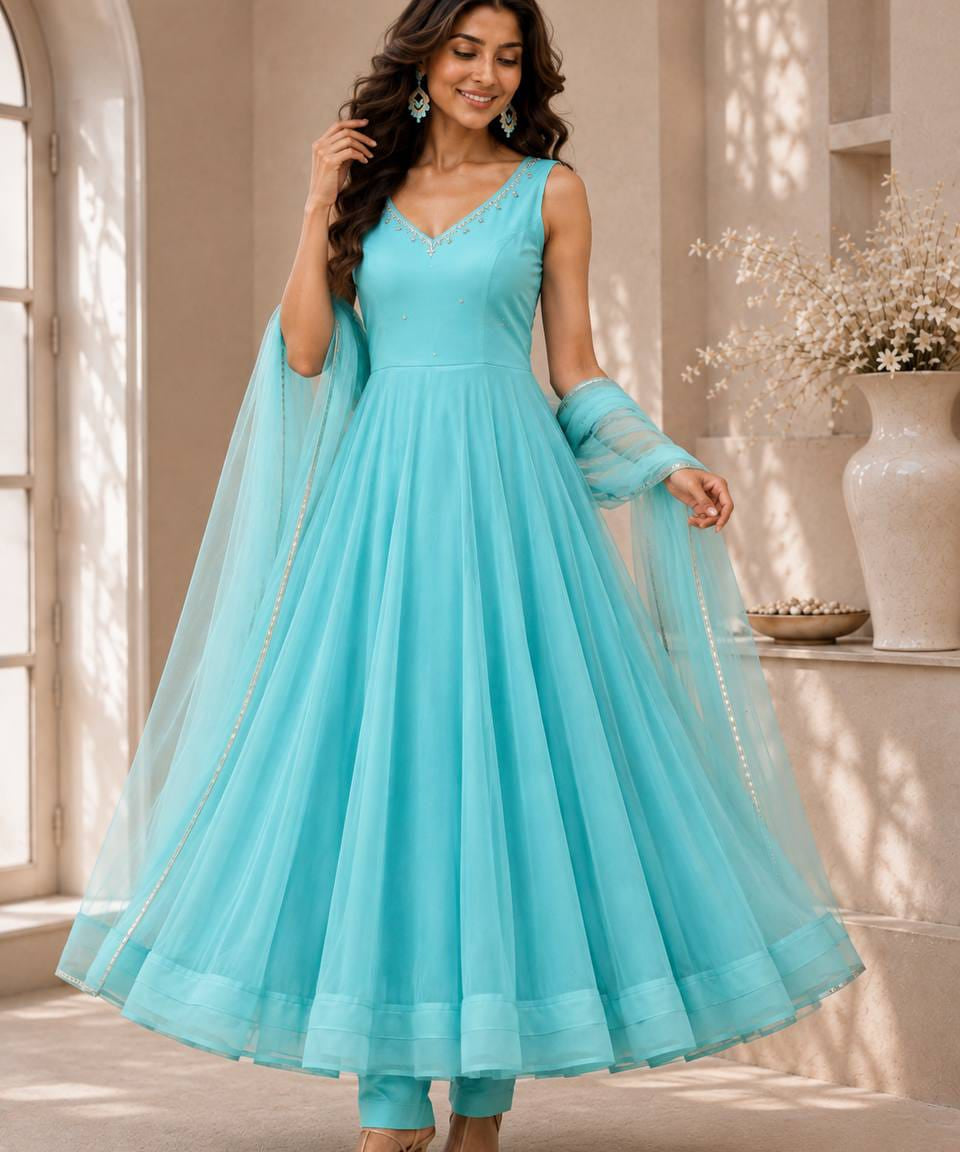 Beautiful Georgette Anarkali Gown
