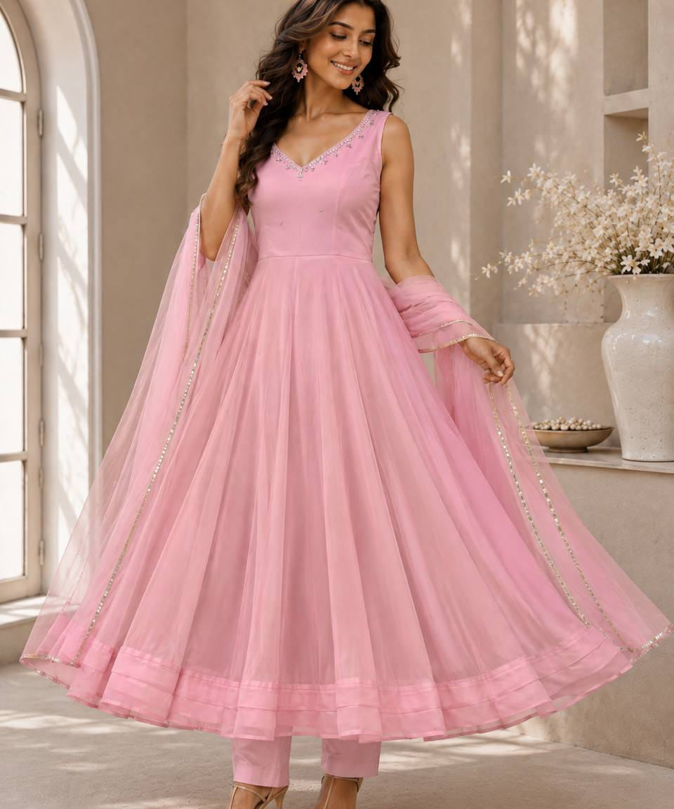Beautiful Georgette Anarkali Gown