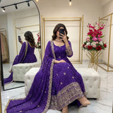 Traditional Bandhej Printed Anarkali Gown