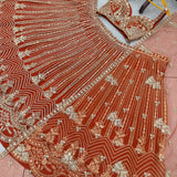 Luxury Net Embroidered Lehenga