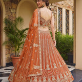 Luxury Net Embroidered Lehenga