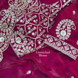 Aditi Fendy Satin Designer Saree