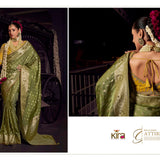 Stunning Grand Tissue Silk Sareee