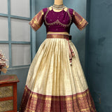 Traditional Banarasi Tissue Silk Lehenga