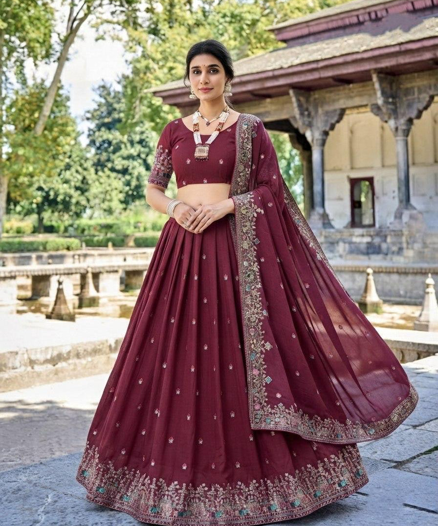 Kiyara Georgette Embroidered Lehenga
