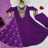 Premium Purple Anarkali Suit