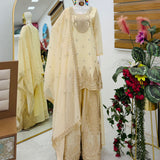 Stunning Georgette Embroidered Suit